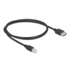 Delock USB 2.0 Kabel USB Typ-B Stecker zu EASY USB Typ-A Buchse 1 m