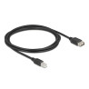 Delock USB 2.0 Kabel USB Typ-B Stecker zu EASY USB Typ-A Buchse 2 m