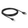 Delock USB 2.0 Kabel USB Typ-B Stecker zu EASY USB Typ-A Buchse 3 m