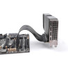 Delock Riser Karte PCI Express 5.0 x16 Stecker zu x16 Slot mit Kabel 30 cm