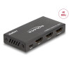 Delock HDMI Splitter 1 x HDMI in zu 2 x HDMI out 4K 60 Hz mit Downscaler