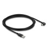 Delock USB 2.0 Kabel Typ-A Stecker zu Typ Mini-B Stecker rechts gewinkelt 2 m