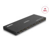 Delock HDMI Splitter 1 x HDMI in zu 8 x HDMI out 4K 60 Hz mit Downscaler