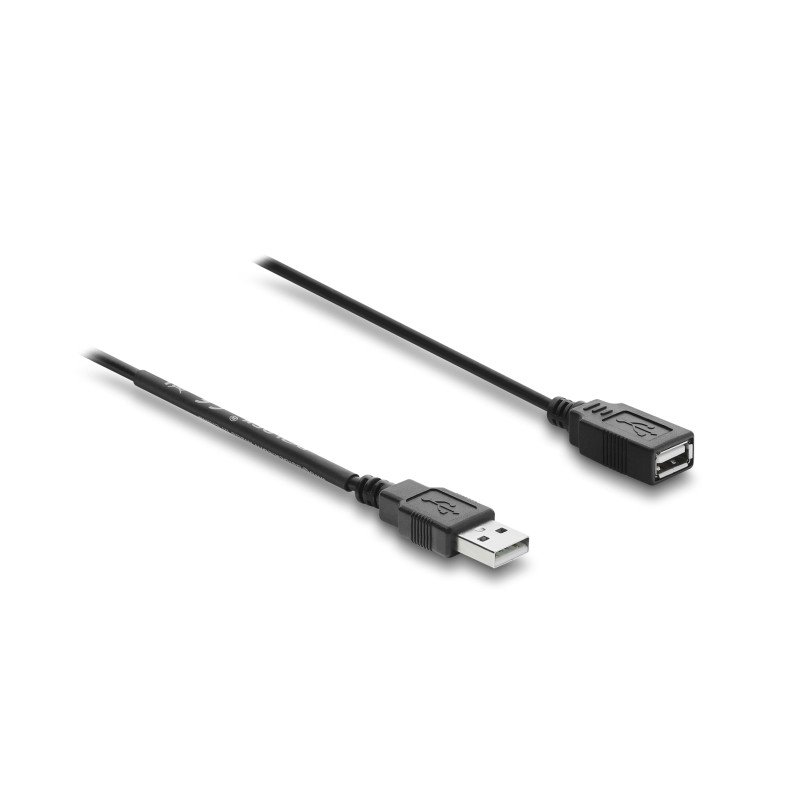 Delock USB Stromversorgungskabel Typ-A Stecker zu Buchse mit Schalter 0,5 m