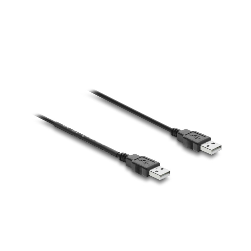 Delock USB Stromversorgungskabel Typ-A Stecker zu Stecker mit Schalter 0,5 m