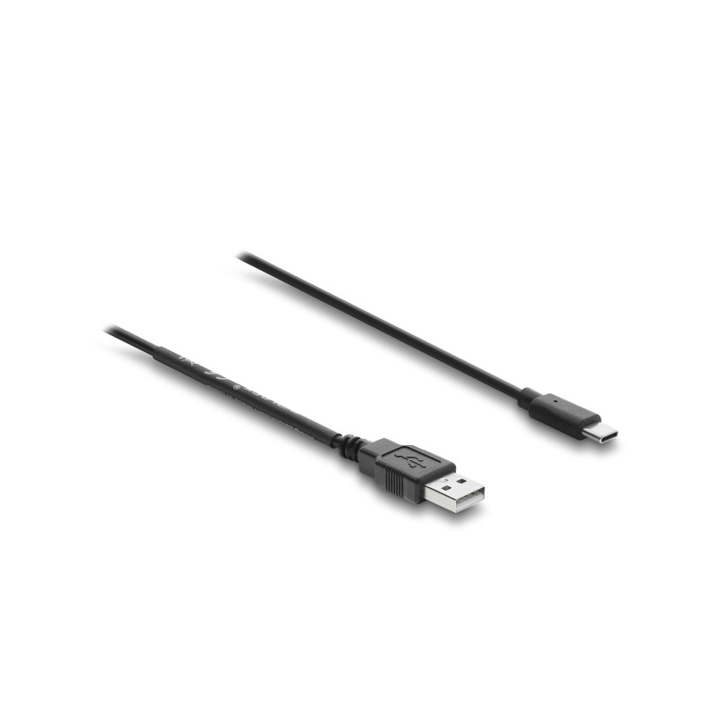 Delock USB Stromversorgungskabel Typ-A Stecker zu USB Type-C™ Stecker mit Schalter 1,5 m