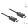 Delock Koaxiales DisplayPort Kabel 8K 60 Hz mit Geflechtmantel 1 m