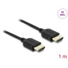 Delock Koaxiales High Speed HDMI Kabel 8K 60 Hz 48 Gbps mit Geflechtmantel 1 m
