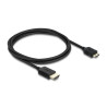 Delock Koaxiales High Speed HDMI Kabel HDMI Stecker zu Mini HDMI Stecker 8K 60 Hz 1 m