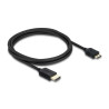 Delock Koaxiales High Speed HDMI Kabel HDMI Stecker zu Mini HDMI Stecker 8K 60 Hz 2 m