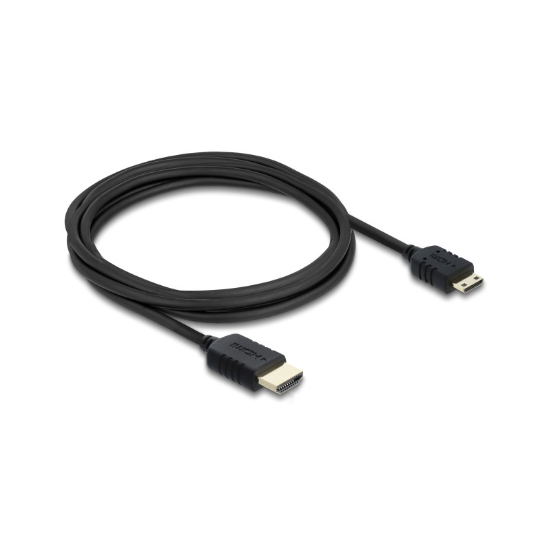 Delock Koaxiales High Speed HDMI Kabel HDMI Stecker zu Mini HDMI Stecker 8K 60 Hz 3 m
