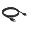 Delock Koaxiales High Speed HDMI Kabel HDMI Stecker zu Mini HDMI Stecker 8K 60 Hz 3 m