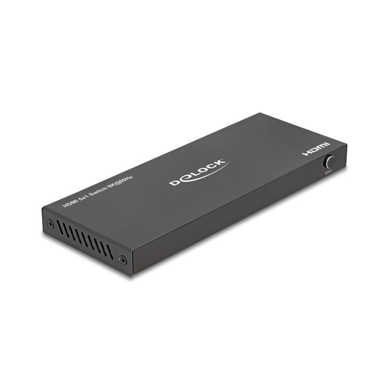Delock HDMI Switch 5 x HDMI in zu 1 x HDMI out 8K 60 Hz
