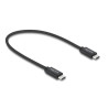 Delock Koaxiales USB 40 Gbps Kabel USB PD 3.1 240 W 0,5 m