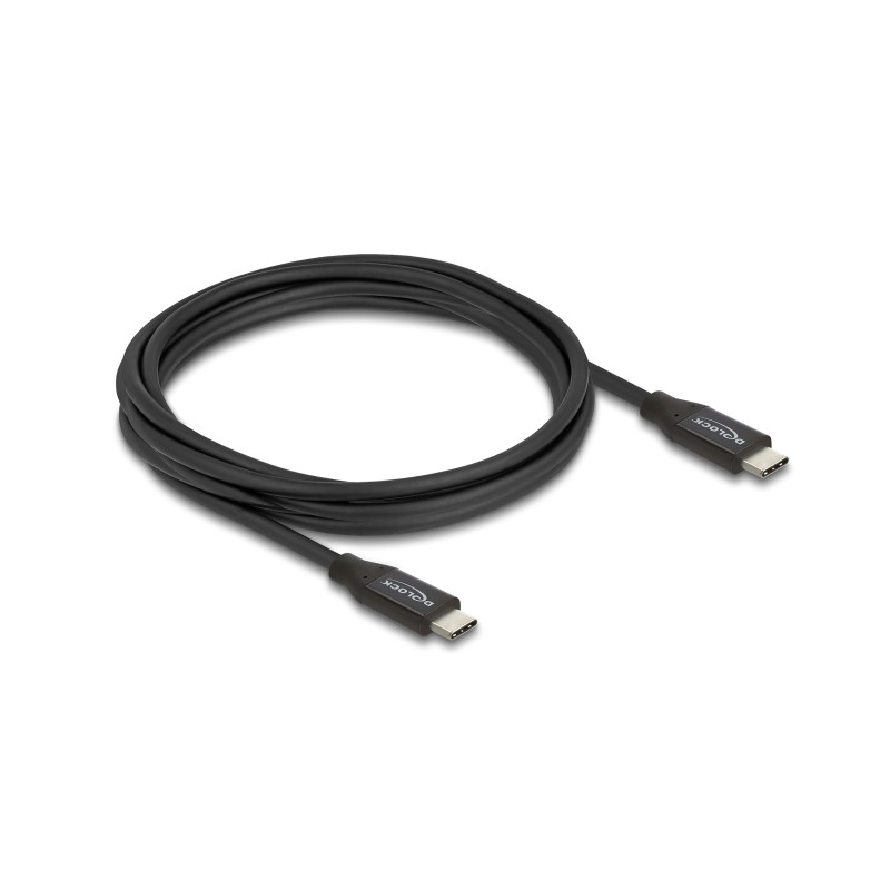 Delock Koaxiales USB 20 Gbps Kabel USB PD 3.0 60 W 3 m