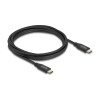 Delock Koaxiales USB 20 Gbps Kabel USB PD 3.0 60 W 3 m
