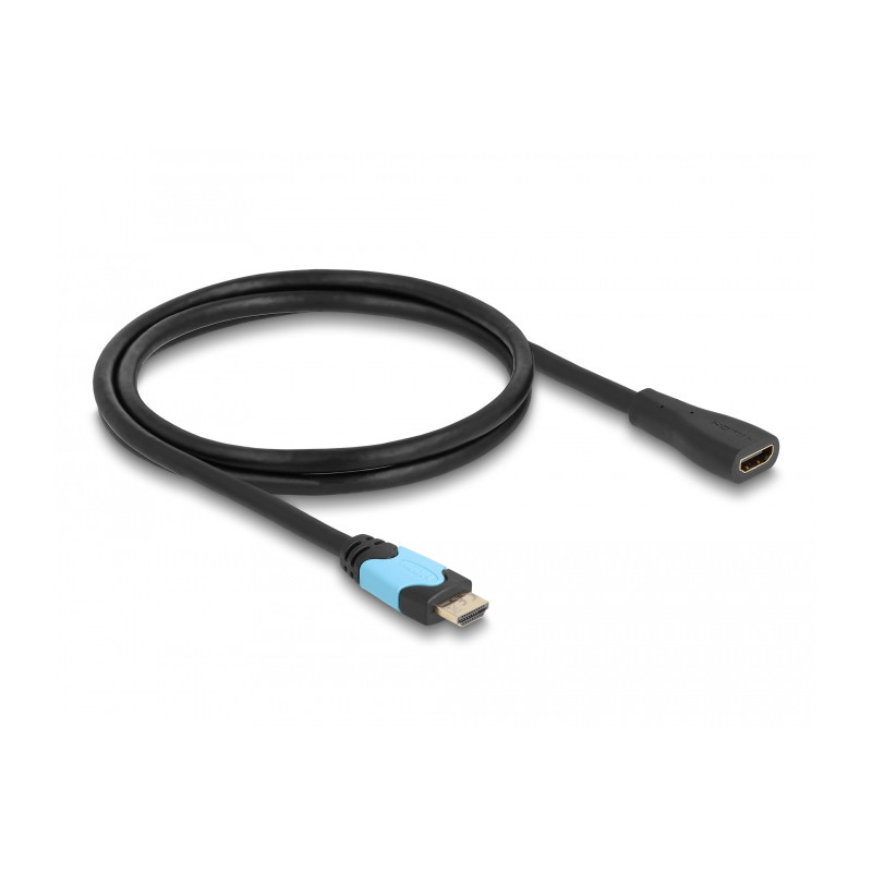 Delock High Speed HDMI Verlängerungskabel 48 Gbps 8K 60 Hz 1 m