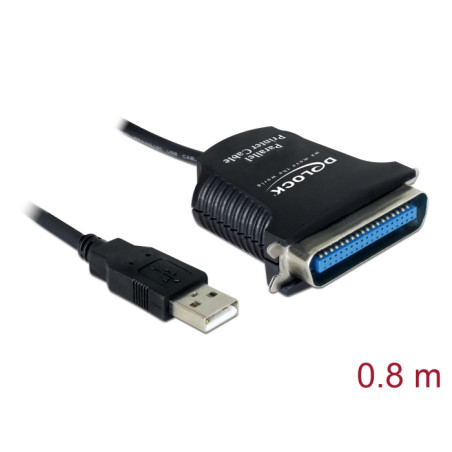 Delock USB 1.1 zu Drucker Adapterkabel 0,8 m