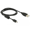 Delock Kamera Kabel USB-B mini 4 Pin Stecker zu USB-A 1,5 m Stecker