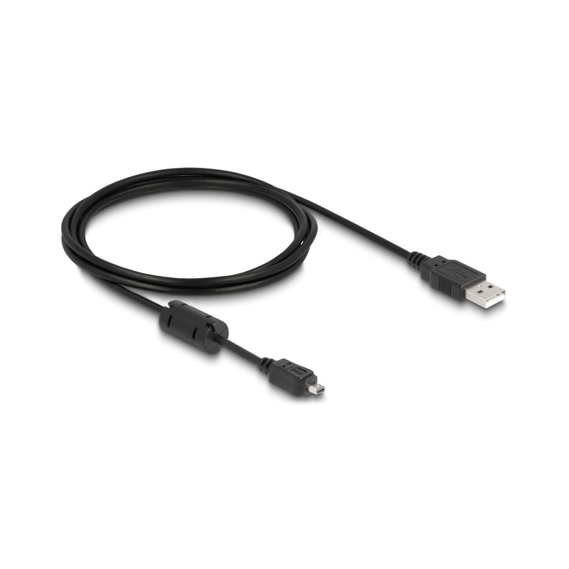 Delock Kabel USB-B mini 4 Pin Hirose Stecker zu USB-A Stecker 1,5 m