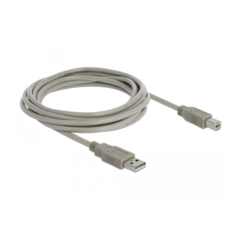Delock Kabel USB 2.0 Typ-A Stecker - USB 2.0 Typ-B Stecker 3 m