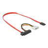 Delock Kabel SAS SFF-8482 + Power - 1 x SATA 7 Pin 0,5 m