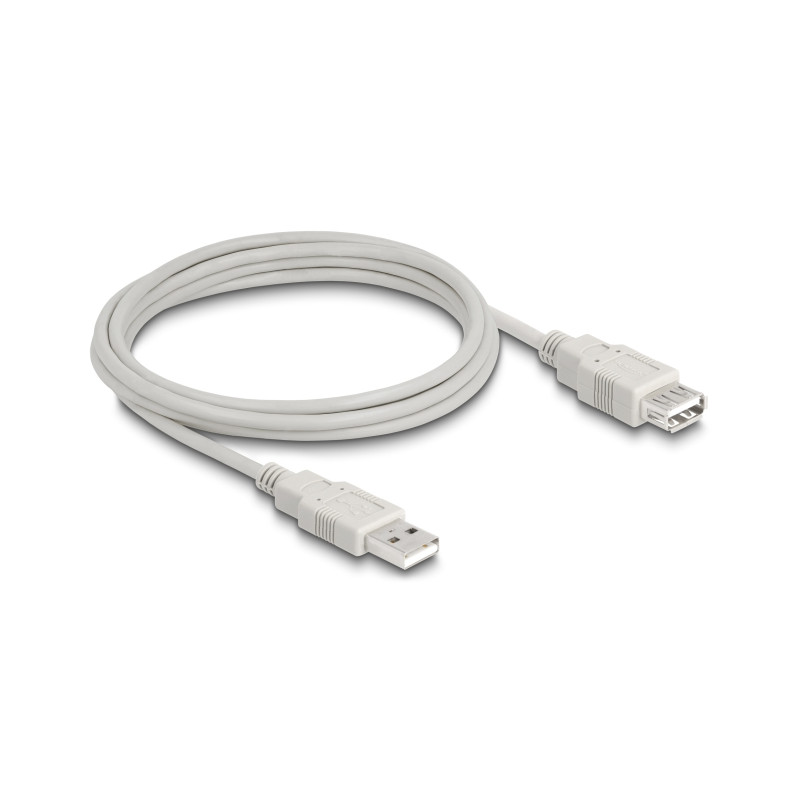 Delock Verlängerungskabel USB 2.0 Typ-A Stecker zu USB 2.0 Typ-A Buchse 3 m beige