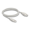Delock Verlängerungskabel USB 2.0 Typ-A Stecker zu USB 2.0 Typ-A Buchse 3 m beige