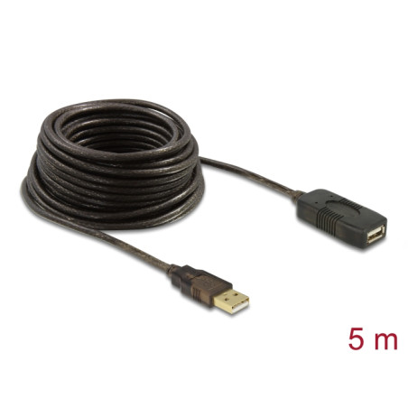 Delock Kabel USB 2.0 Verlängerung, aktiv 5 m
