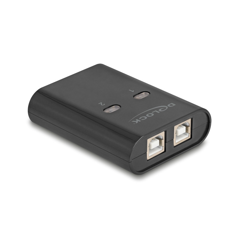 Delock USB 2.0 Switch für 2 PC an 1 Gerät