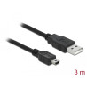 Delock Kabel USB 2.0-A Stecker - mini B 5-Pin Stecker 3 m