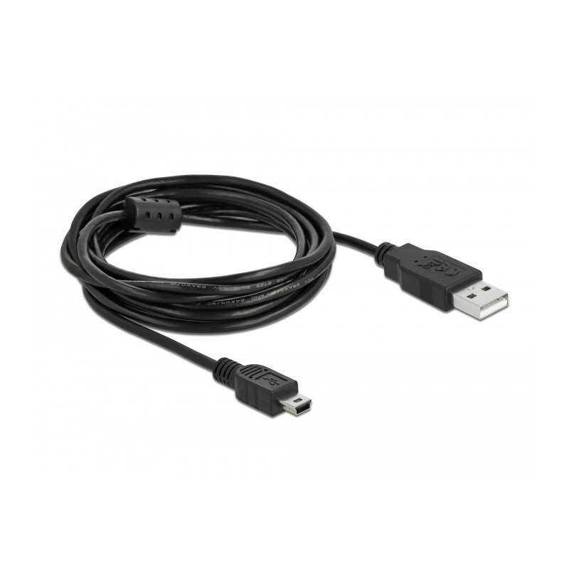 Delock Kabel USB 2.0-A Stecker - mini B 5-Pin Stecker 3 m