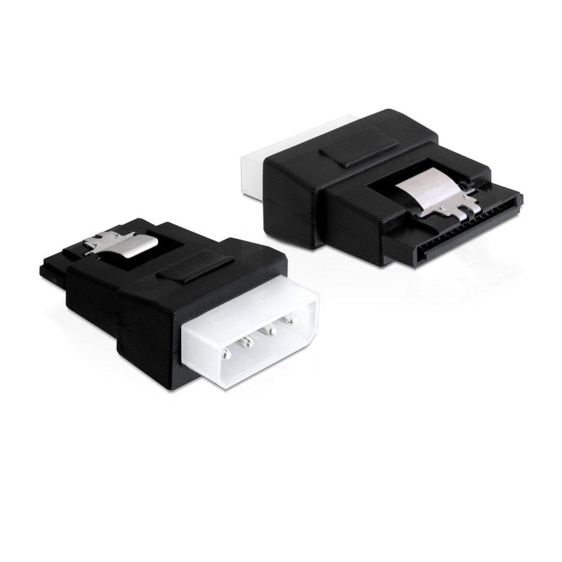 Delock Adapter Power SATA 15 Pin zu Molex 4 Pin Stecker