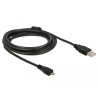 Delock USB 2.0 Kabel Typ-A Stecker zu USB-micro B Stecker 3 m