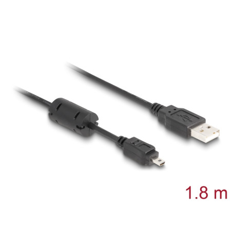 Delock Kabel Kamera Nikon 8pin UC-E6 USB 1,80 m