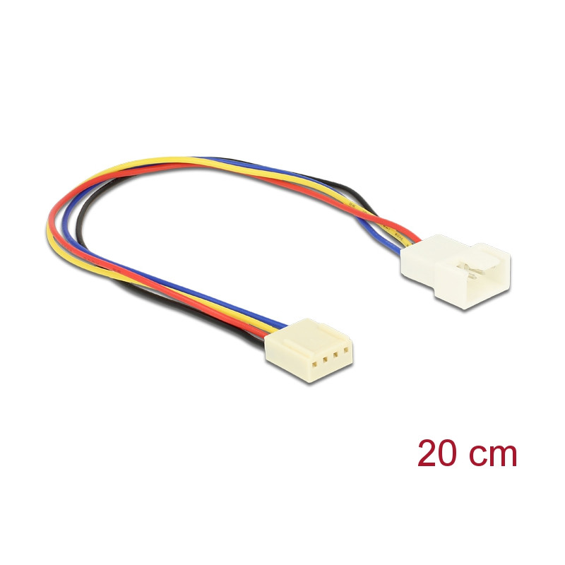 Delock Verlängerungskabel PWM Lüfteranschluss 4 Pin 20 cm