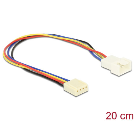 Delock Verlängerungskabel PWM Lüfteranschluss 4 Pin 20 cm