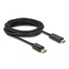 Delock Kabel DisplayPort 1.1 Stecker - High Speed HDMI-A Stecker Passiv 5 m schwarz