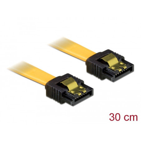Delock SATA 3 Gb/s Kabel 30 cm gelb