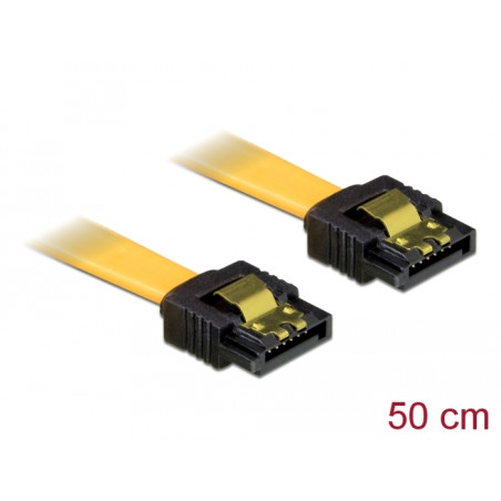 Delock SATA 3 Gb/s Kabel 50 cm gelb