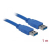 Delock USB 5 Gbps Kabel Typ-A Stecker zu Typ-A Stecker 1 m blau