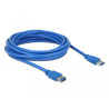 Delock USB 5 Gbps Verlängerungskabel Typ-A Stecker zu Buchse 5 m blau
