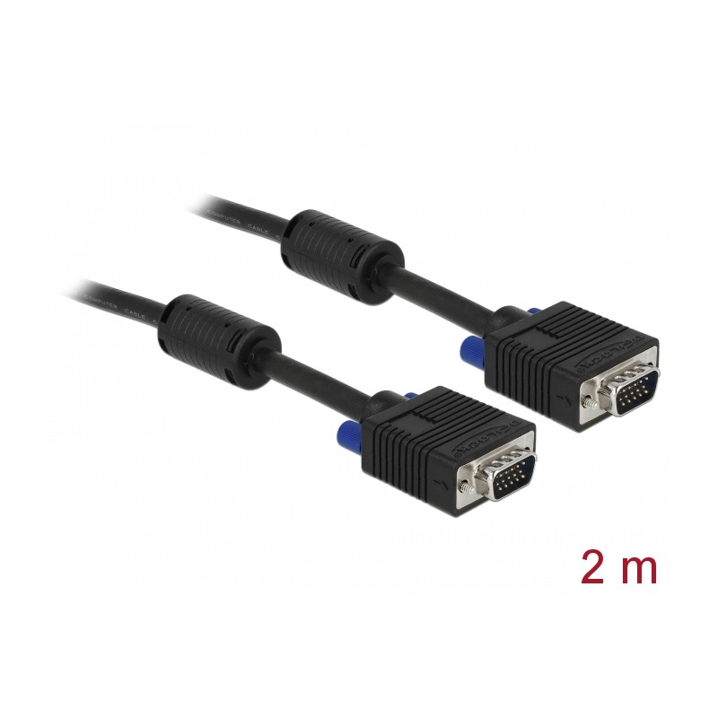 Delock Kabel SVGA 2m Stecker-Stecker