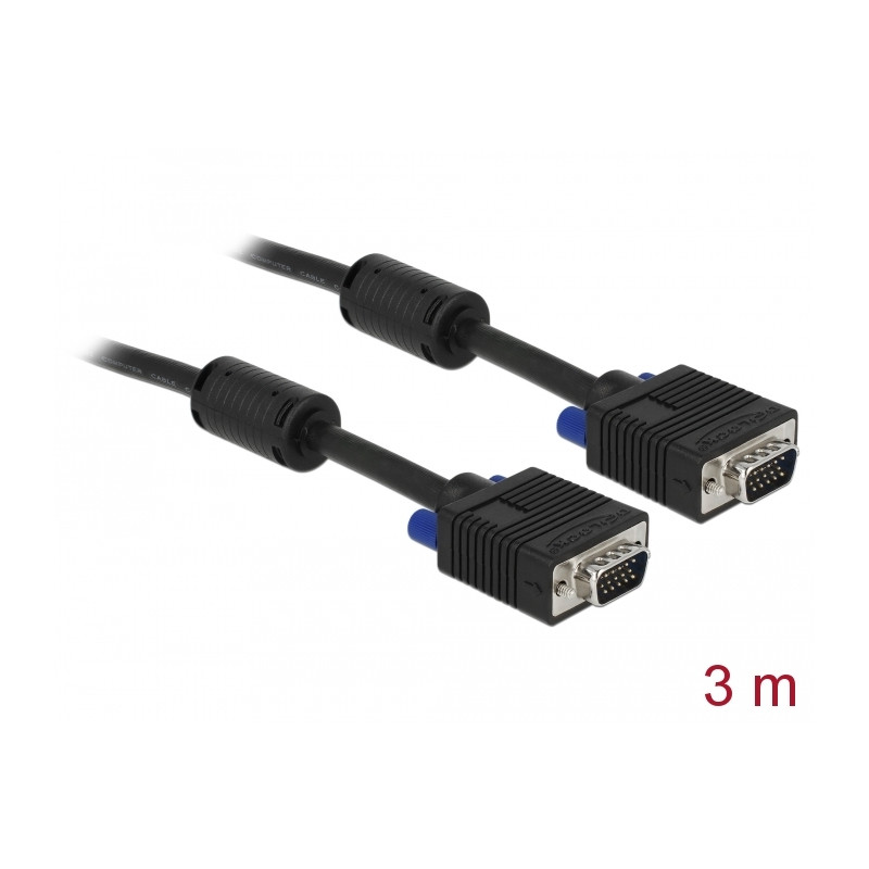 Delock Kabel SVGA 3m Stecker-Stecker