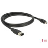 Delock Kabel FireWire 6 Pin Stecker - 4 Pin Stecker 1 m