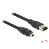 Delock Kabel FireWire 6 Pin Stecker - 4 Pin Stecker 2 m