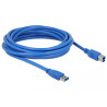 Delock USB 5 Gbps Kabel Typ-A Stecker zu Typ-B Stecker 5 m blau