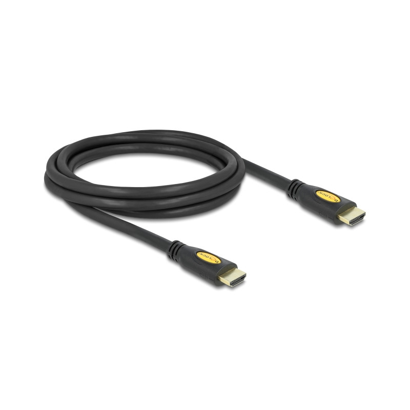 Delock Kabel High Speed HDMI mit Ethernet - HDMI-A Stecker - HDMI-A Stecker 4K 2,0 m