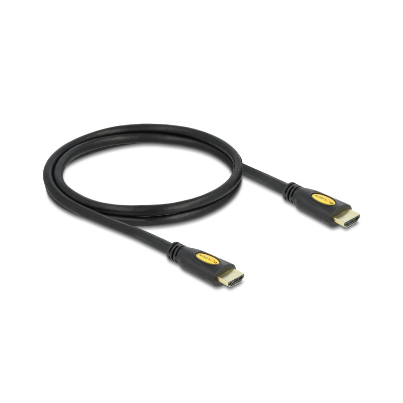 Delock Kabel High Speed HDMI mit Ethernet - HDMI-A Stecker - HDMI-A Stecker 4K 1,0 m
