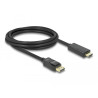 Delock Kabel DisplayPort 1.1 Stecker - High Speed HDMI-A Stecker Passiv 2 m schwarz